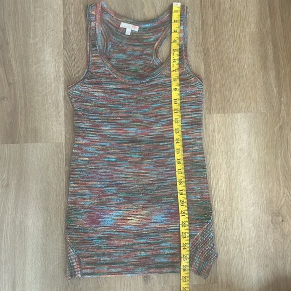 Gianni Bini women’s sleeveless sweater multicolored pattern Size S - Picture 8 of 9